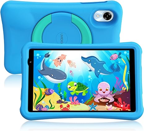 UMIDIGI G1 Tab Mini Kids Tablet, 8 inch Android 14 Tablet for Kids, 7(3+4) GB+32GB/TF 1TB, Toddler Tablet with Kids Case, WiFi 6, Parental Control, 5000mAh, Shockproof Case, Kids App Pre-Installed