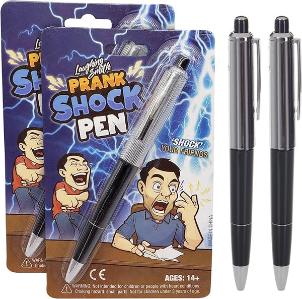 2PCs Laughing Smith Shock Pen - The Ultimate Electric Pen Prank